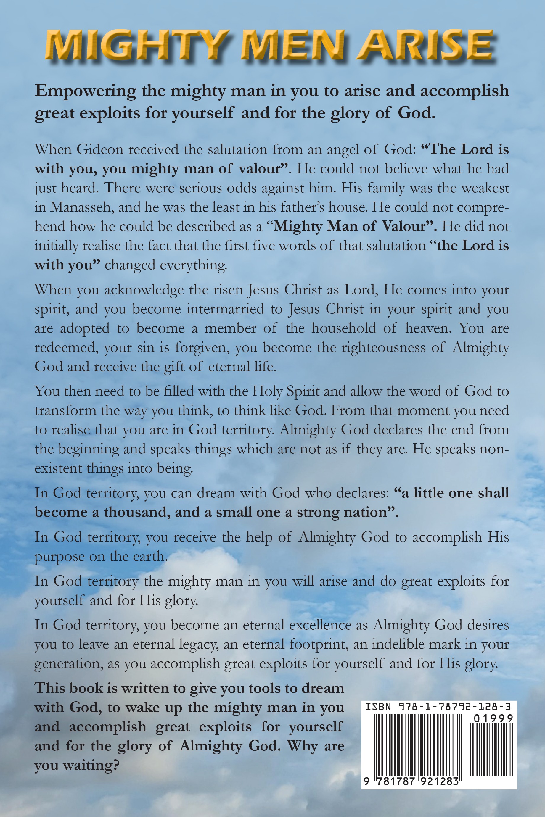 Mighty Men Arise Back Cover